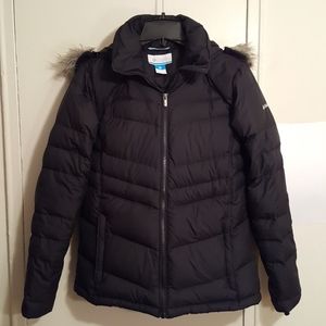 Women's Columbia Down Hooded Puffer Jacket Size M